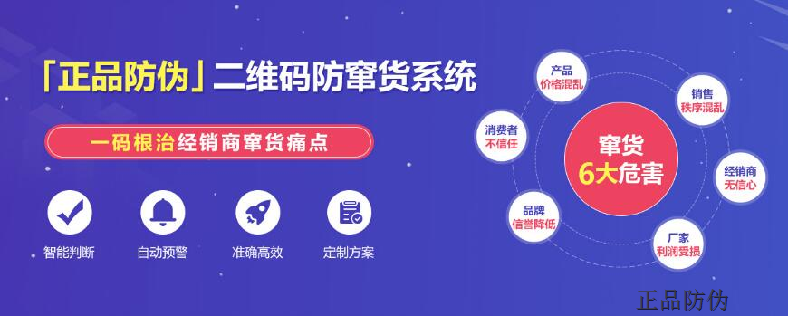 二維碼防竄貨系統 建立監控體系